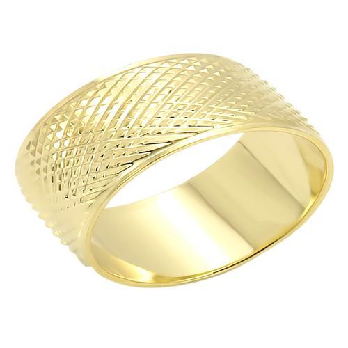 JCE989 Gold Brass Ring with No Stone